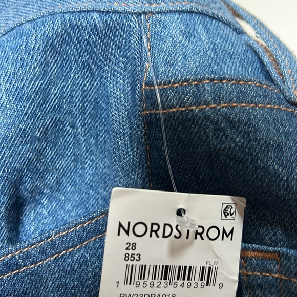 NWT FRAME Atelier Pixie Pieced 1978 Patchwork Panel High Rise Wide Leg Jean Gale - Picture 6 of 9